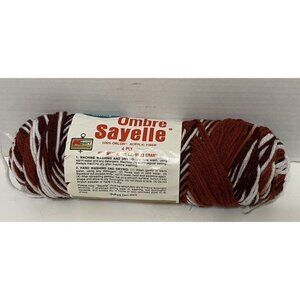 Kmart OMBRE SAYELLE Orlon Acrylic Yarn - Browns 9716